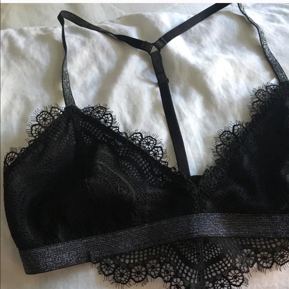 NWT Free People Swept Away Soft black Bra small - Picture 4 of 6